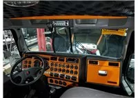 Kenworth W900 Camion - Année 2019-2022 Ensemble combiné de garnitures de tableau de bord de style intérieur - 1