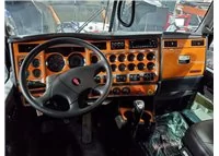 Kenworth W900 Camion - Année 2019-2022 Ensemble combiné de garnitures de tableau de bord de style intérieur - 4