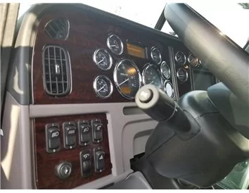 Camion Peterbilt 365 - Année 2016-2021 Kit de garniture de tableau de bord intérieur style cabine complet - 1