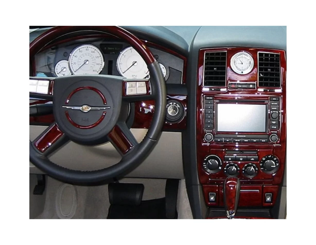 Chrysler PT Cruiser 2006-2010 Kit de garniture de tableau de bord intérieur 3D Dash Trim Dekor 43-Parts - 1