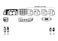 Camion Peterbilt 389 - Année 2016-2021 Kit de garniture de tableau de bord intérieur style cabine complet - 1 Camion Peterbilt 389 - Année 2016-2021 Kit de garniture de tableau de bord intérieur style cabine complet - 1