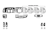 Camion Peterbilt 389 - Année 2016-2021 Kit de garniture de tableau de bord intérieur style cabine complet - 2 Camion Peterbilt 389 - Année 2016-2021 Kit de garniture de tableau de bord intérieur style cabine complet - 2