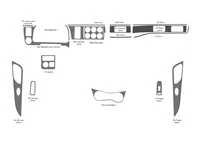 Camion Peterbilt 579 - Année 2022-2023 Kit de garniture de tableau de bord intérieur style cabine complet - 1 Camion Peterbilt 579 - Année 2022-2023 Kit de garniture de tableau de bord intérieur style cabine complet - 1