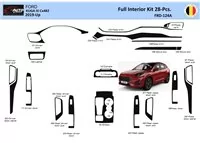 Ford Kuga III 2019-Up Intérieur WHZ Kit de garniture de tableau de bord 28 pièces - 1 Ford Kuga III 2019-Up Intérieur WHZ Kit de garniture de tableau de bord 28 pièces - 1