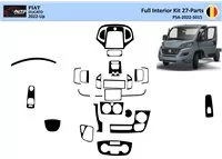 Fiat Ducato 2022 3D Interior Dashboard Trim Kit Dash Trim Dekor 27-Parts - 1 - Interior Dash Trim Kit