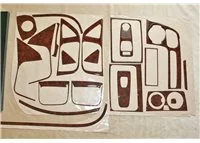 Fiat Ducato 2022 3D Interior Dashboard Trim Kit Dash Trim Dekor 27-Parts - 5 - Interior Dash Trim Kit