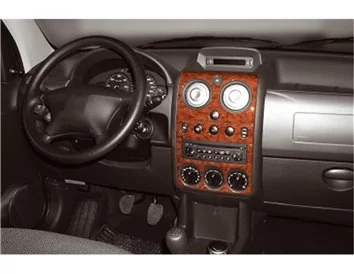 Citroen Berlingo 10.02-07.08 Inleg dashboard Interieurset aansluitend en pasgemaakt op he 7 -Teile - 1