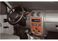Dacia Logan 04.05-09.09 Kit de garniture de tableau de bord intérieur 3D Dash Trim Dekor 20-Parts - 1 Dacia Logan 04.05-09.09 Kit de garniture de tableau de bord intérieur 3D Dash Trim Dekor 20-Parts - 1