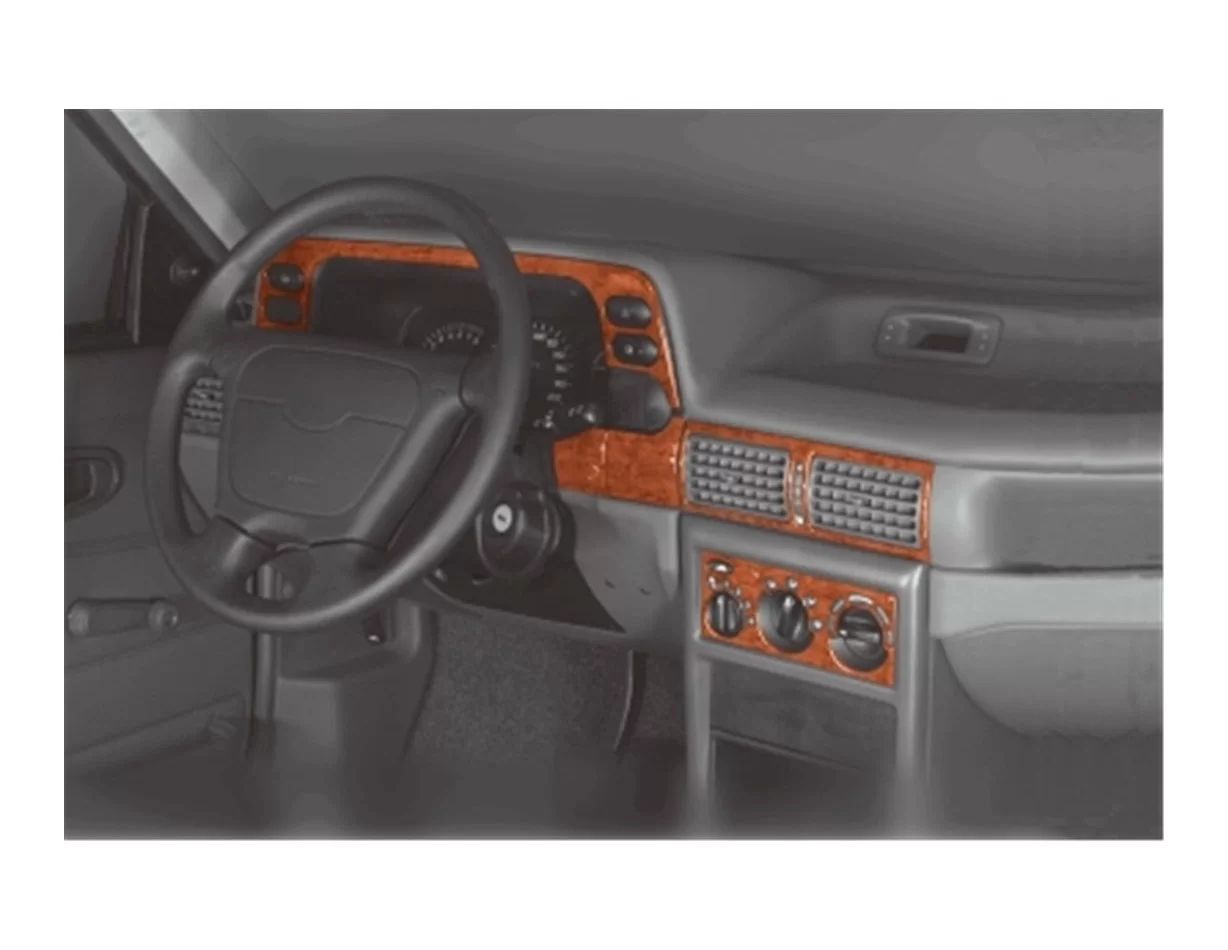 Daewoo Cielo-Nexia 02.95-05.97 Inleg dashboard Interieurset aansluitend en pasgemaakt op he 16 -Teile - 1