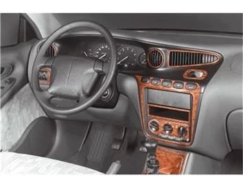 Daewoo Leganza 09.1997 Kit de garniture de tableau de bord intérieur 3D Dash Trim Dekor 18-Parts - 1