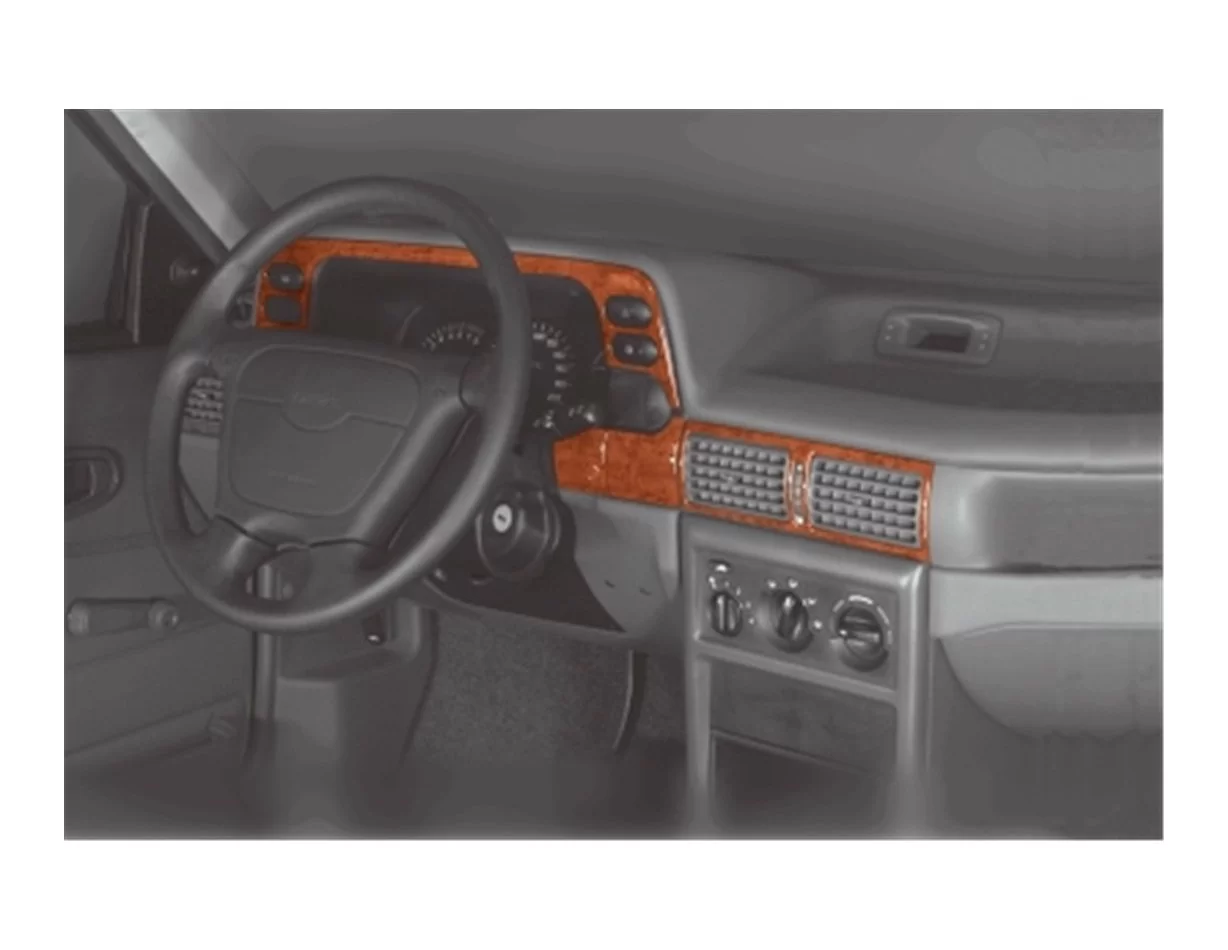 Daewoo Nexia 02.95-05.97 Inleg dashboard Interieurset aansluitend en pasgemaakt op he 12 -Teile - 1