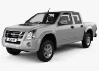 ISUZU D MAX Carbon Fiber, Wooden look dash trim kits