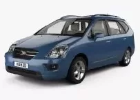 KIA CARENS Carbon Fiber, Wooden look dash trim kits