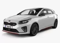 KIA CEED Carbon Fiber, Wooden look dash trim kits