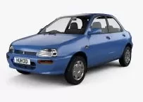 MAZDA MAZDA 121 Carbon Fiber, Wooden look dash trim kits