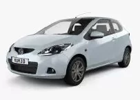 MAZDA MAZDA 2 Carbon Fiber, Wooden look dash trim kits