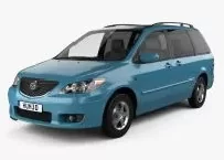 MAZDA MAZDA MPV Carbon Fiber, Wooden look dash trim kits