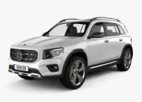 MERCEDES GLA GLB GLC GLE GLS Mercedes-Benz GLB-class Carbon Fiber, Wooden look dash trim kits