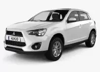 MITSUBISHI ASX Carbon Fiber, Wooden look dash trim kits