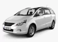 MITSUBISHI GRANDIS Carbon Fiber, Wooden look dash trim kits