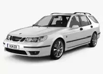 SAAB - SCANIA 9-5 Carbon Fiber, Wooden look dash trim kits