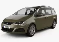 SEAT ALHAMBRA Carbon Fiber, Wooden look dash trim kits