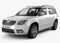 SKODA YETI Carbon Fiber, Wooden look dash trim kits
