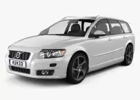 VOLVO V50 Carbon Fiber, Wooden look dash trim kits